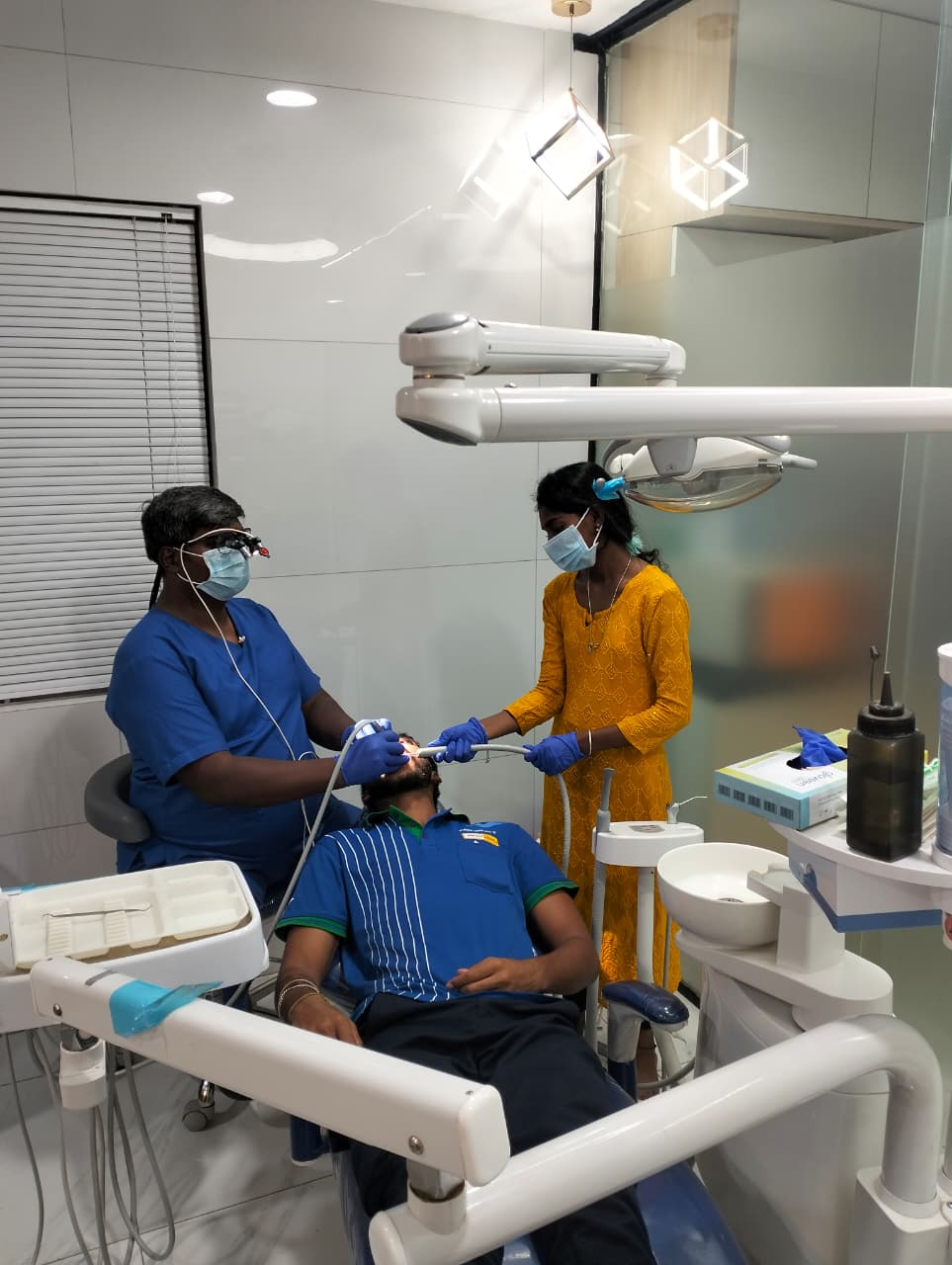 Modern dental clinic interior